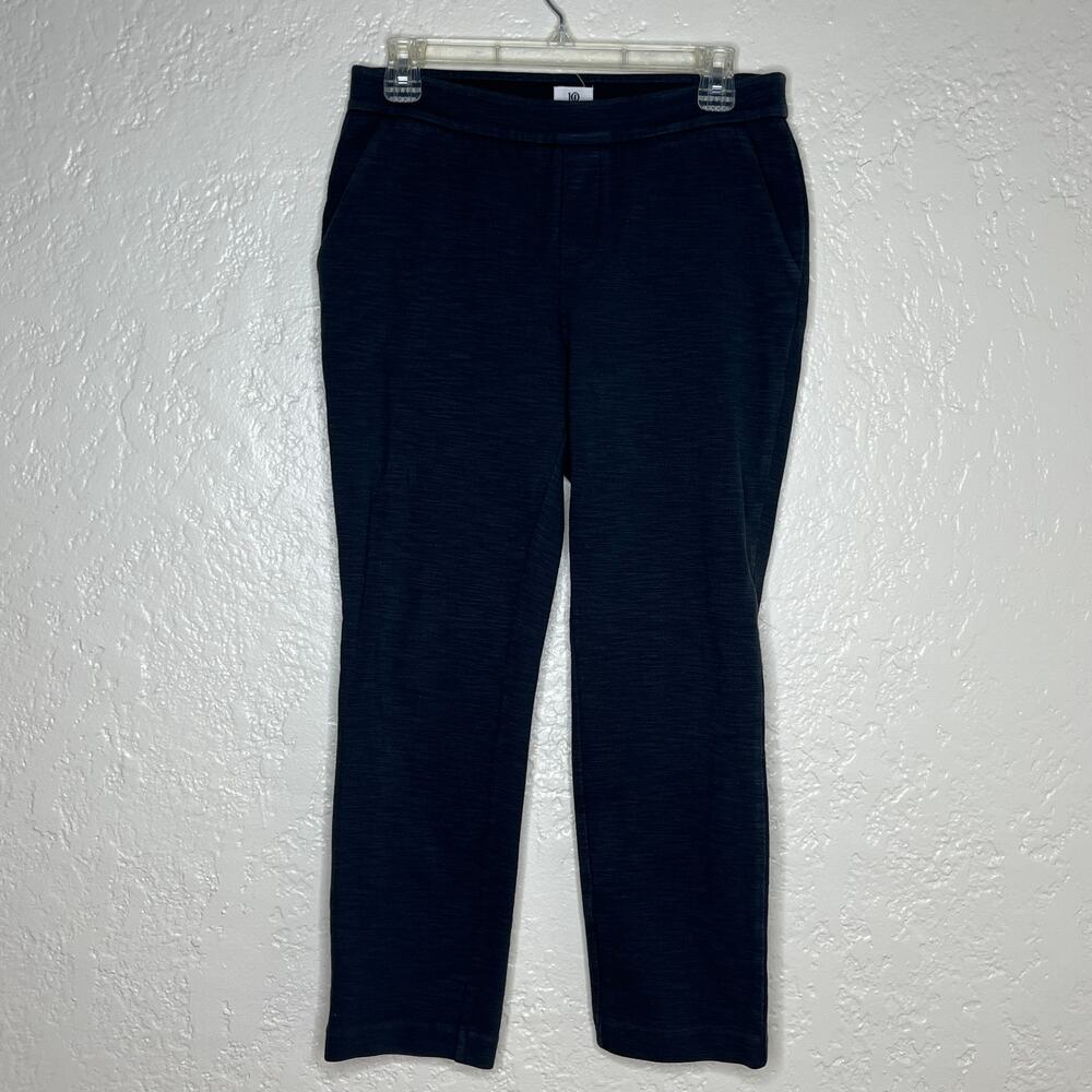 Tentree Women's Charcoal Pull-On Tapered Pants Seam‎ Pocket Size Medium